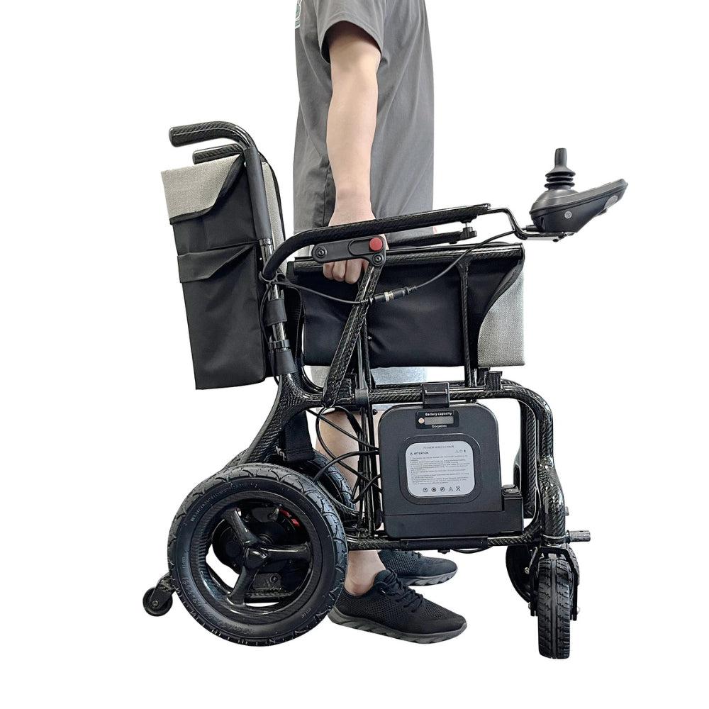 EEZY CARBON Ultra Lightweight Electric Folding Wheelchair